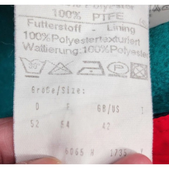 SCHOFFEL Sports Power Men's Size 42 GORE-TEX Ski Pants Trousers Red High Waist - Picture 12 of 16